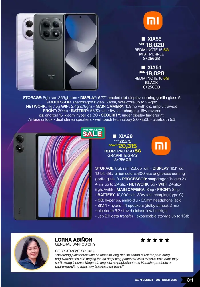 Natasha Brochure September–October 2026, page 311